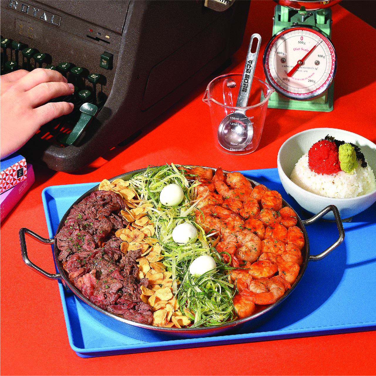 최강 토핑 떡볶이 라인