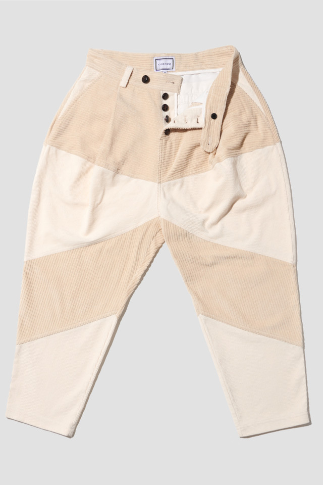 Mixed Pattern Baggy Pants (2021)