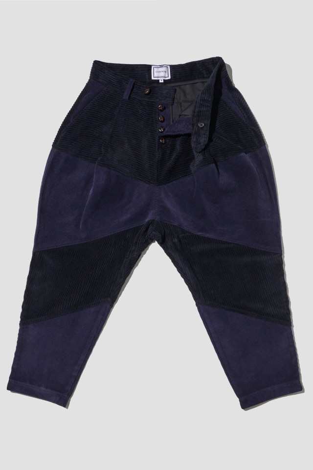 Mixed Pattern Baggy Pants (2021)