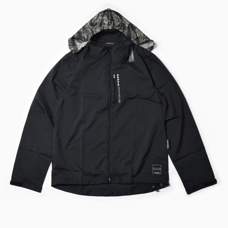 MMA PERTEX Packable Wind Shell チャコール　M MOUNTAIN MARTIAL ARTS】MMA PERTEX Packable Wind Hoodie | AT EASE