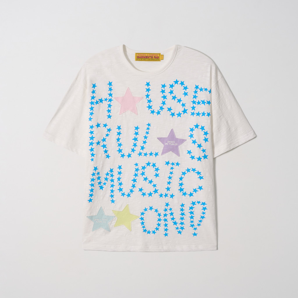 House Rules Star Tee (IVORY) : 가먼츠팹 GARMENTS FAB