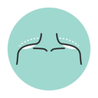 어깨 보톡스 아이콘