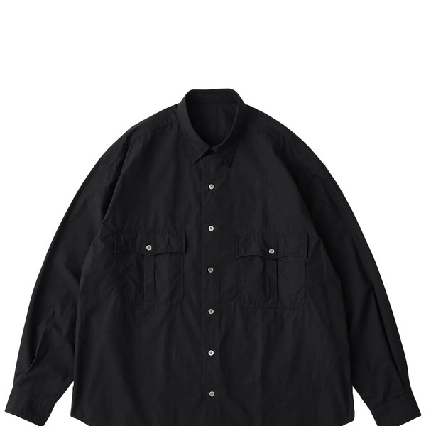 Porter Classic [포터 클래식] - Roll Up Traveler's Shirt - Black