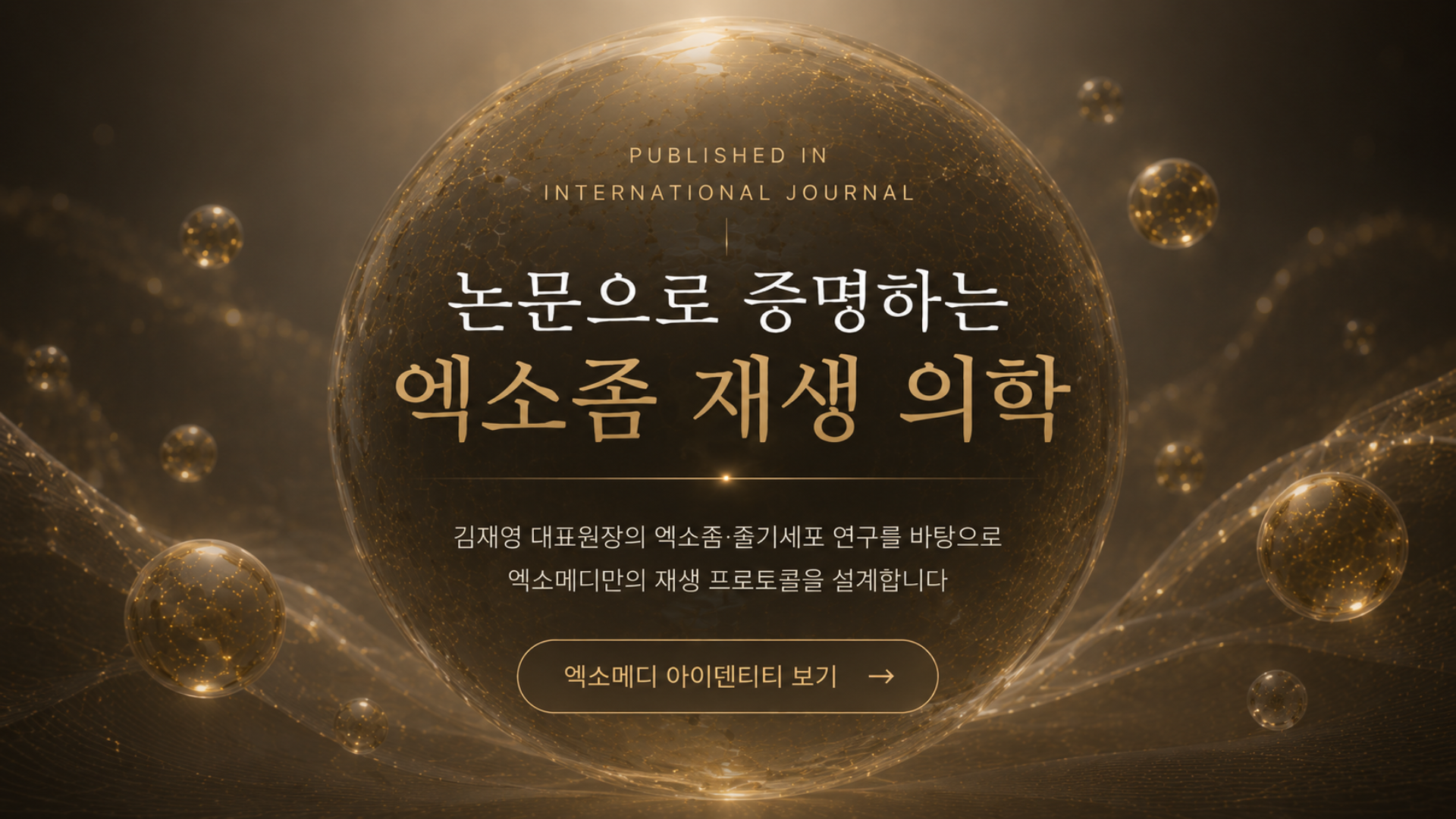 엑소좀 재생 의학 엑소메디