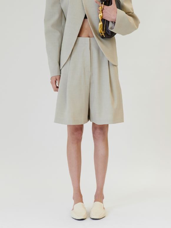 (PROJECT WAVE) STEEL BERMUDA SLACKS : BEIGE : wink. - Global B2B ...