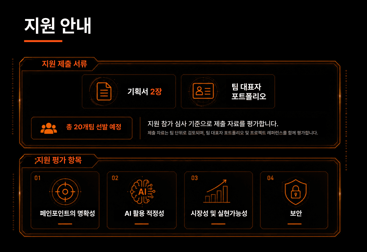 해커톤 지원 안내
