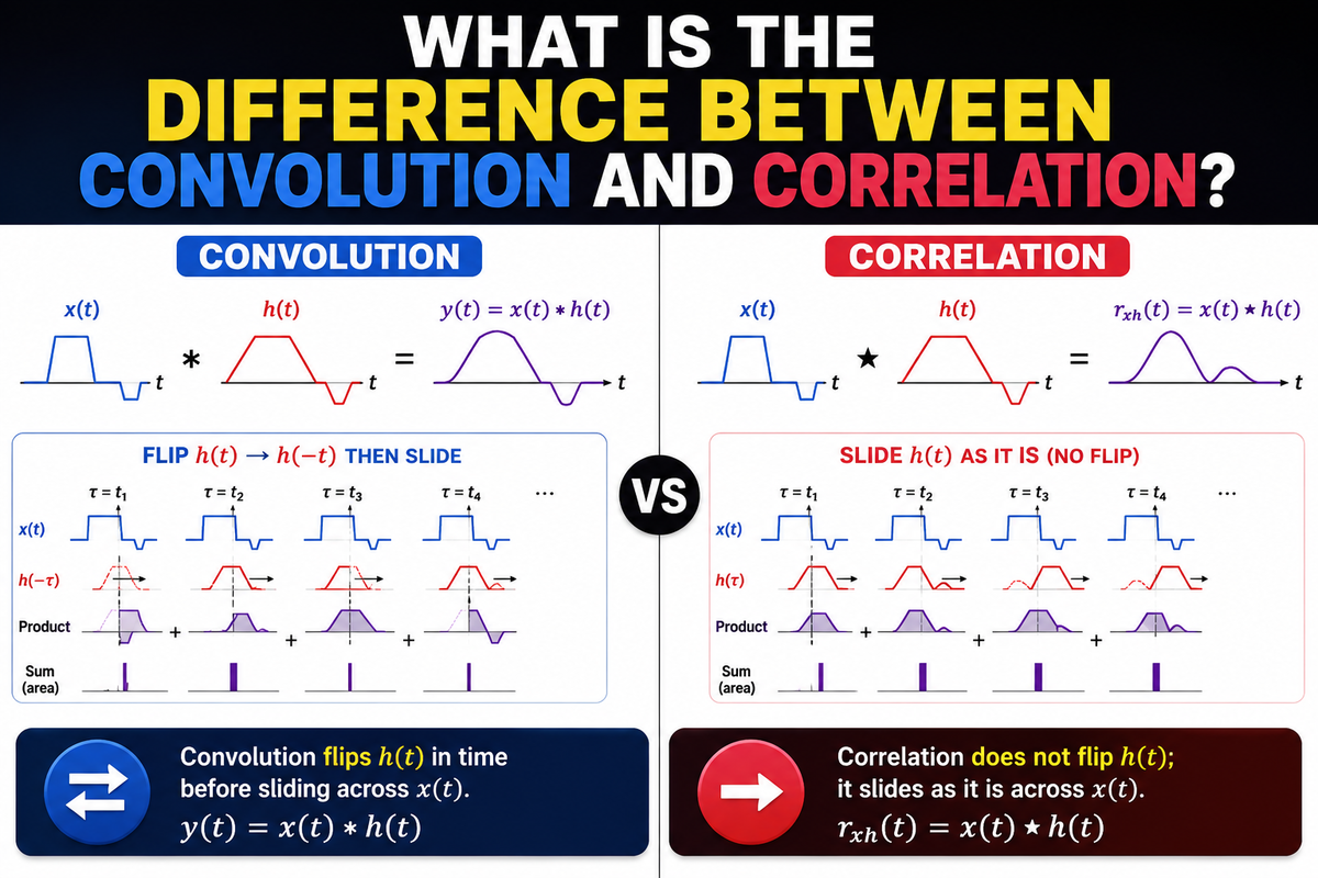 What Is the Difference Between Convolution and Correlation? : MALMIJAL ...