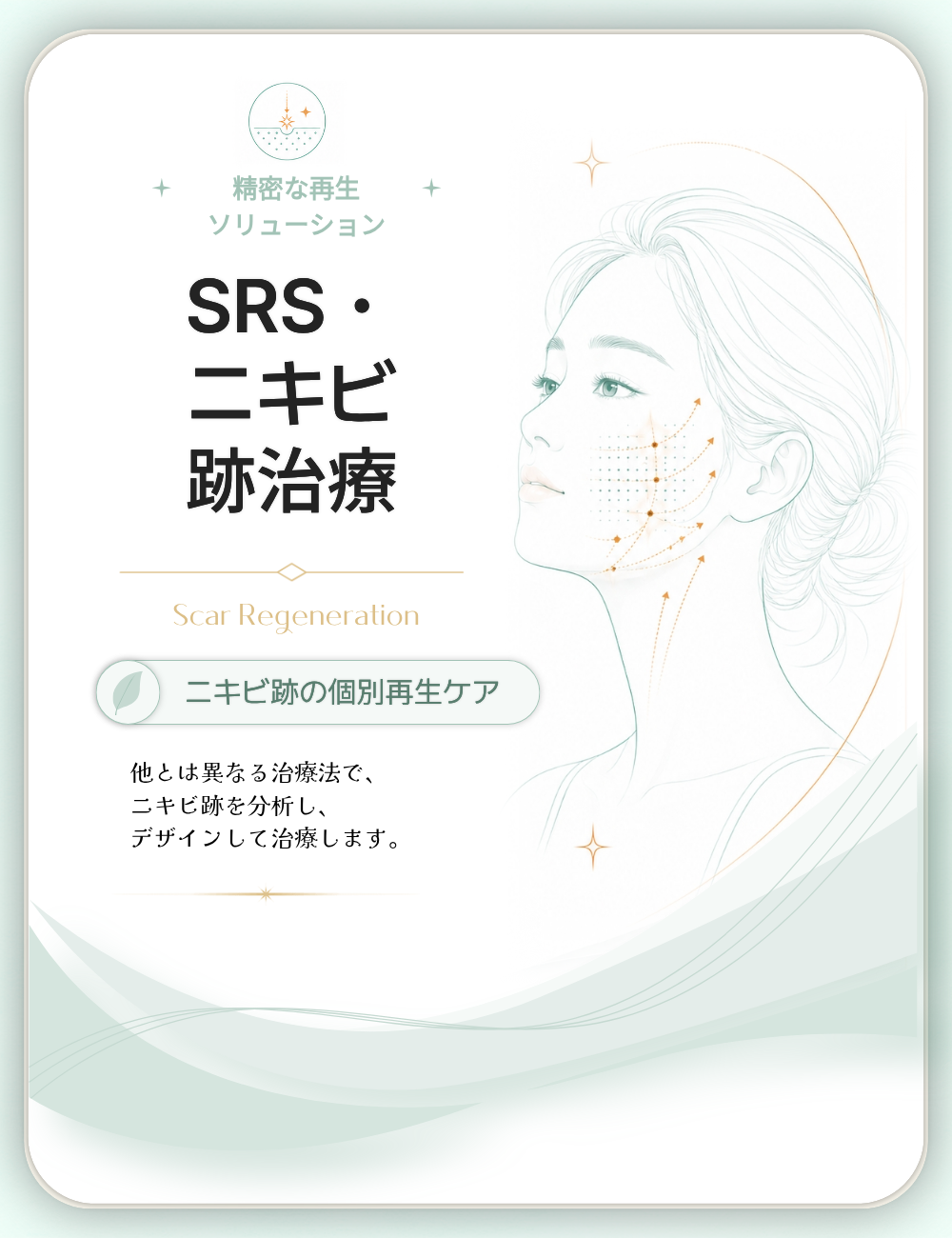 SRS・ニキビ跡・毛穴 メインイメージ