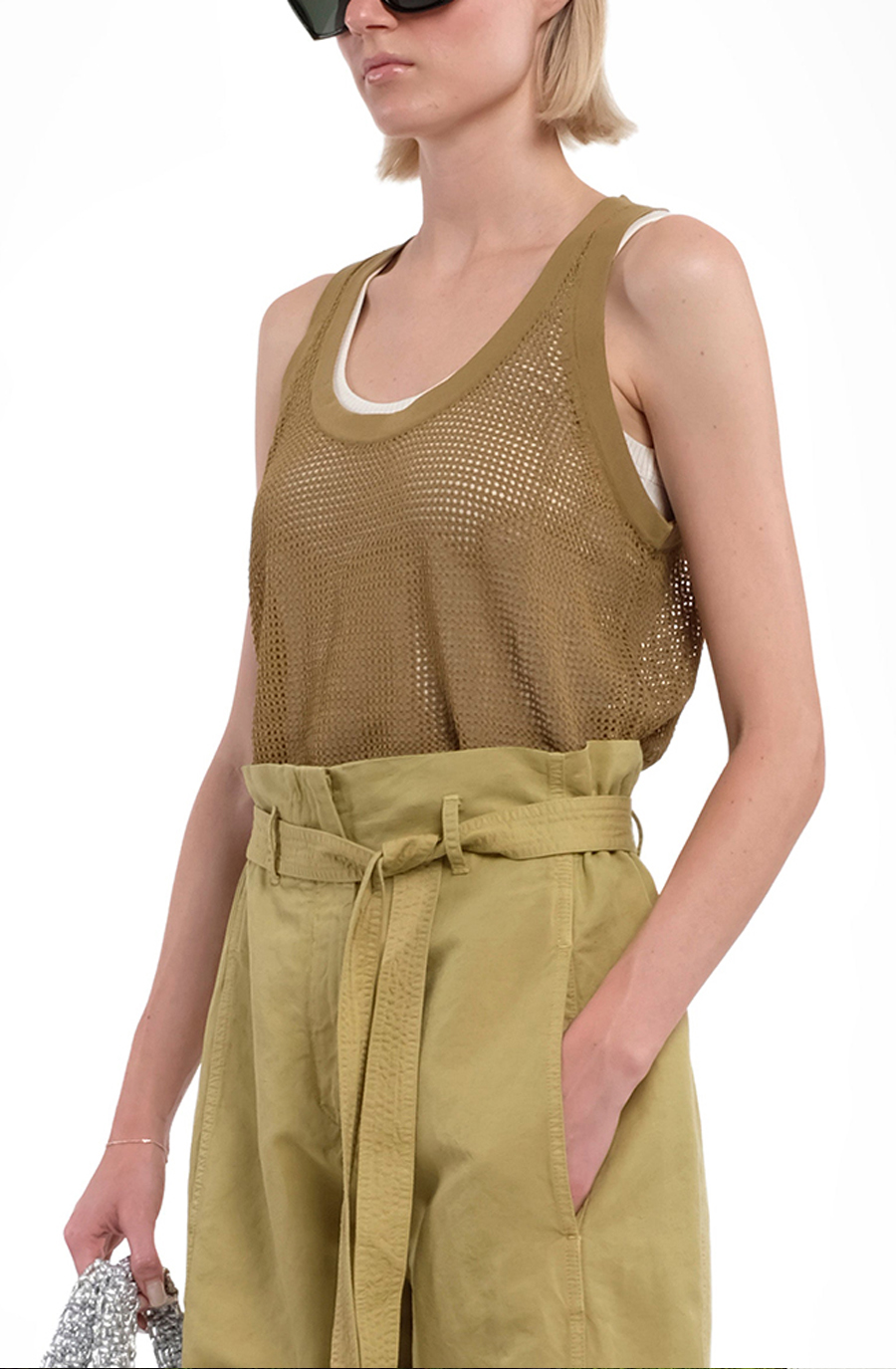 <strong> TELA COMBY 메쉬 탱크탑</strong><GR> 221,900원