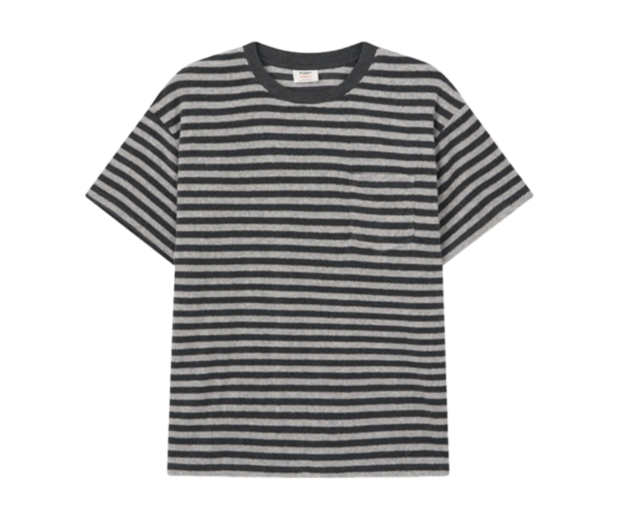 Terry Border Tee (Grey-charcoal)</br>Price - 59,000