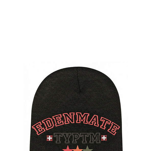 EDENMATE CRACK BEANIE BLACK : edenmate