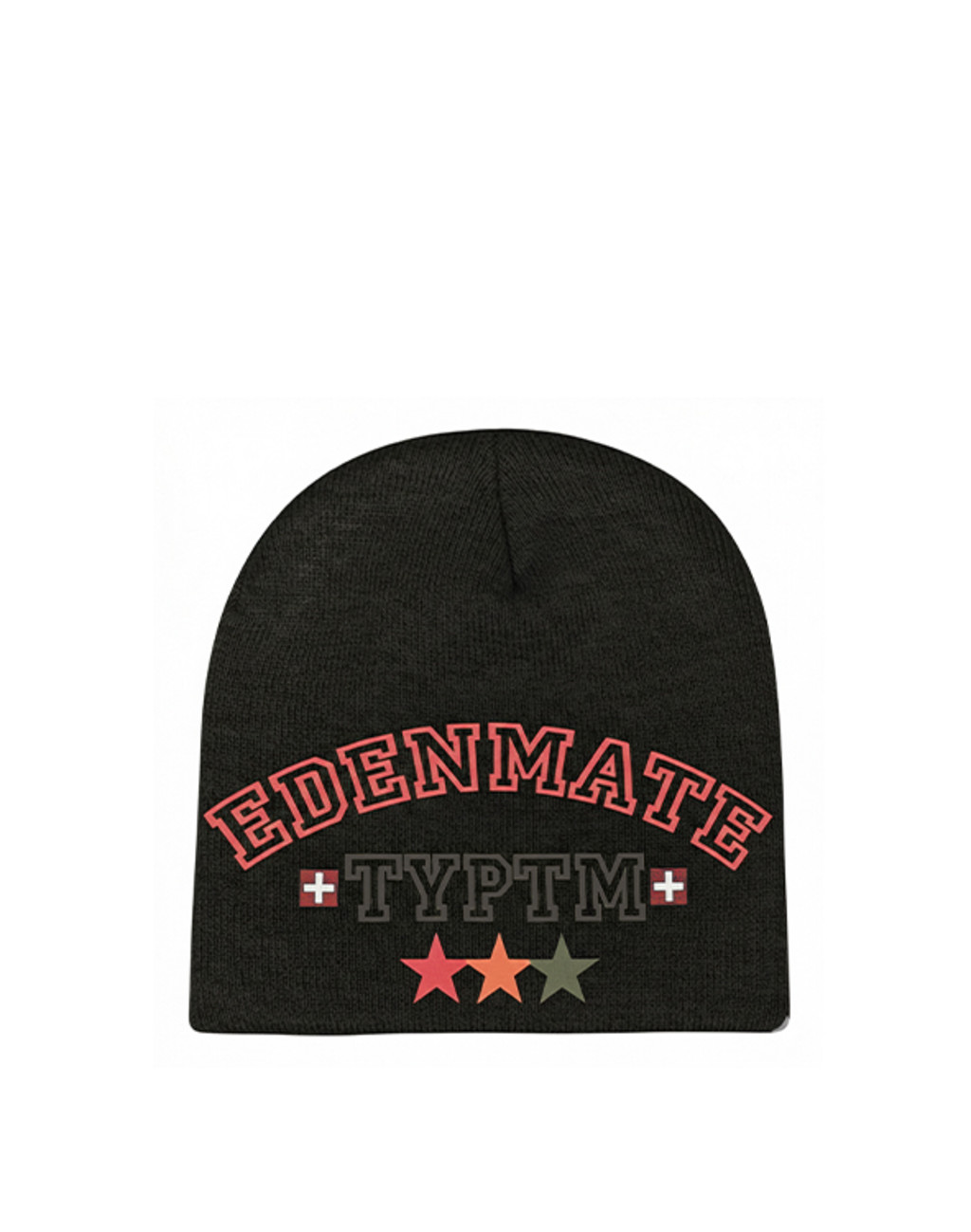 EDENMATE CRACK BEANIE BLACK : edenmate