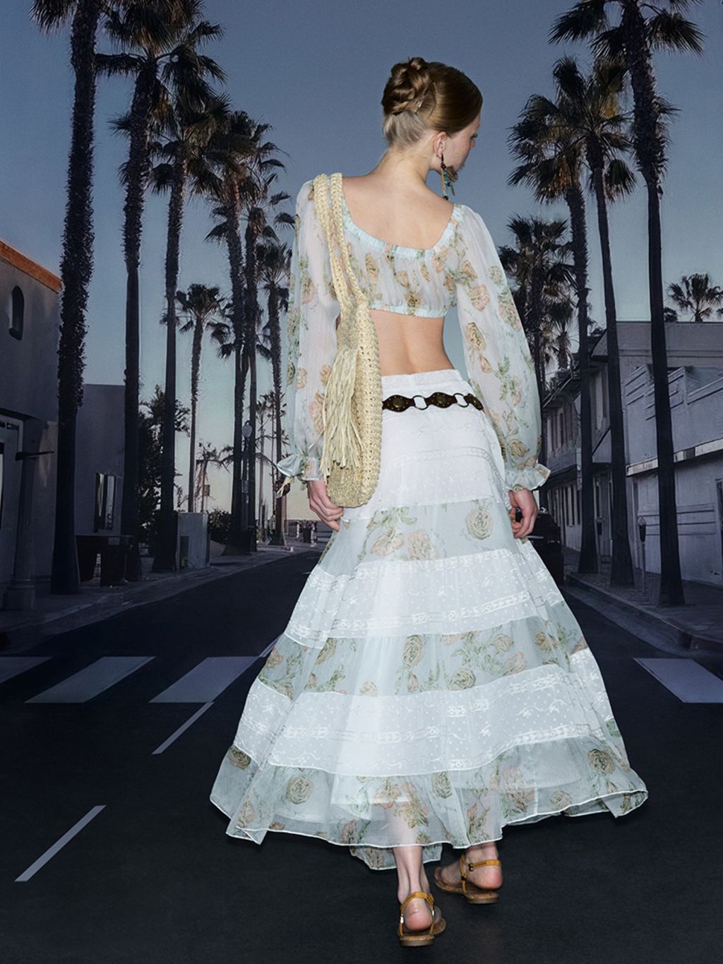 Rose Patchwork Long Skirt : 리디큘러스(RIDICULOUS)