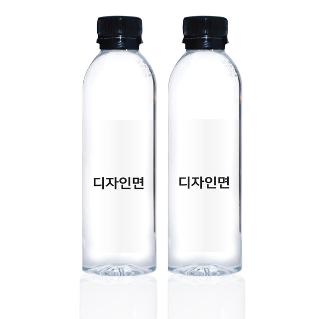 레이블워터 350ml 투명라벨