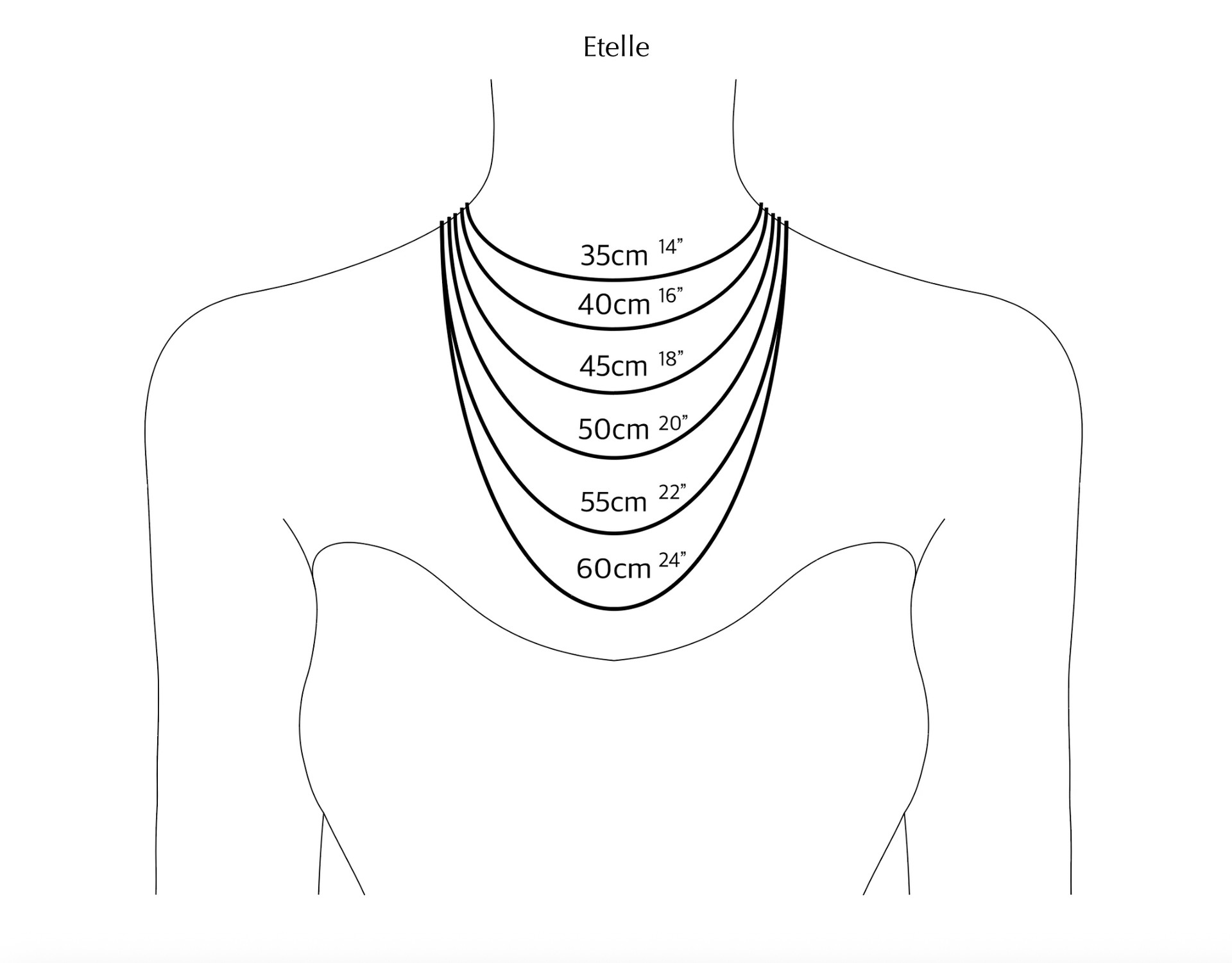에뗄(Etelle) 사이즈 가이드