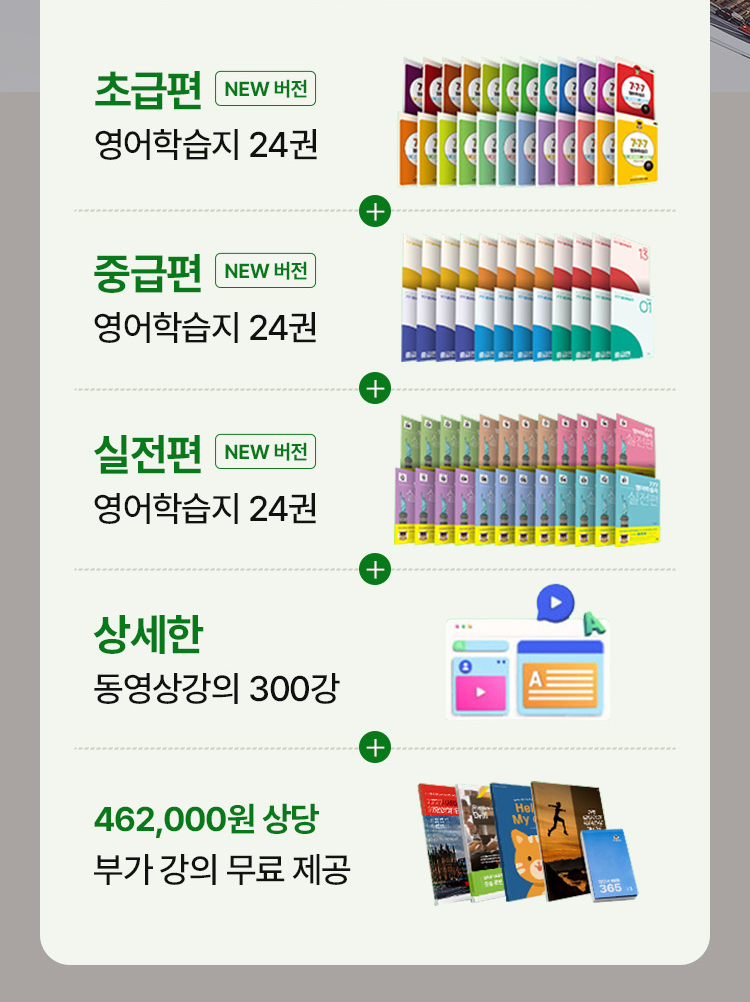성인영어학습지 777 마스터팩 혜택 자세히 보기 