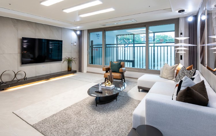 옥천 금호어울림 인테리어 - 144㎡ LIVING ROOM 이미지