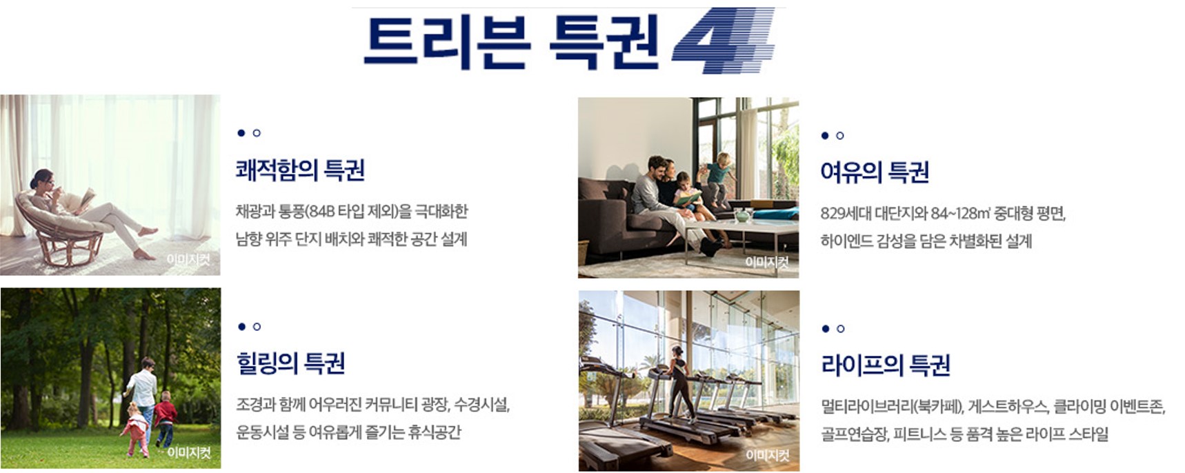 트리븐 서산 - 특권 4가지