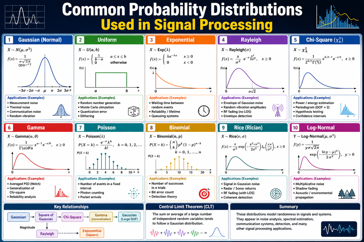 Common Probability Distributions Used in Signal Processing : MALMIJAL-M ...