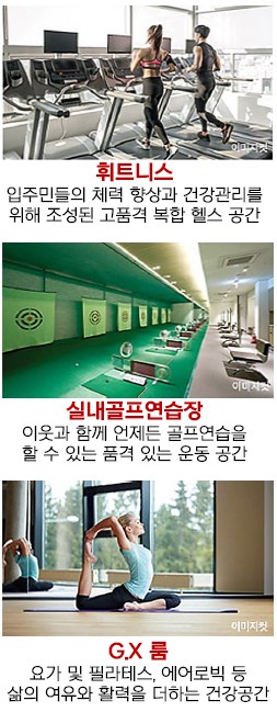 군산 예다음 커뮤니티 - 휘트니스, 실내골프연습장, GX룸