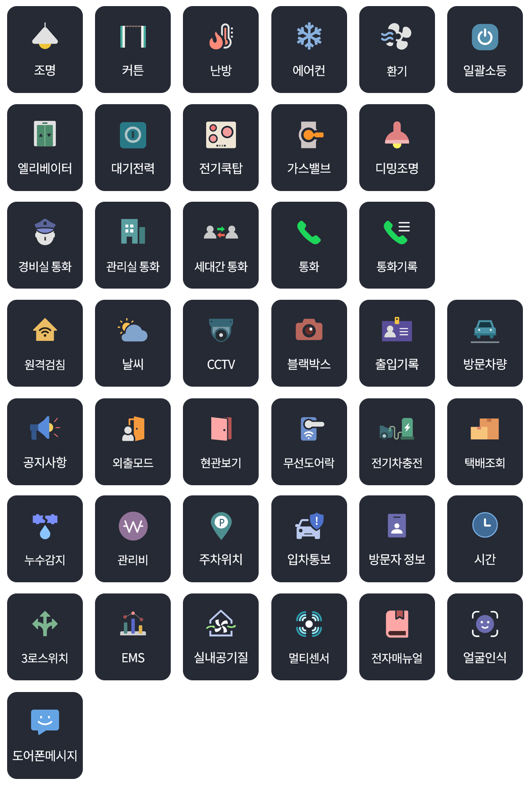 <div style="font-family: Pretendard, sans-serif; font-size: 14px; font-weight: 500; line-height: 1.5; color: rgb(17, 17, 17); text-align: center;">※ 해당기능은 단지별로 차이가 있을 수 있습니다.</div>