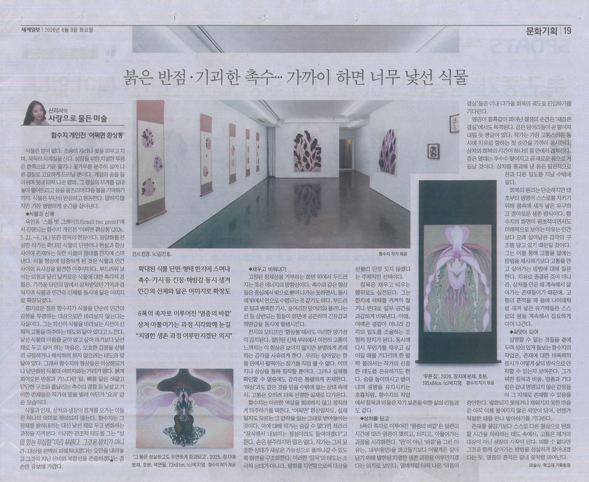 Artist Interview in Segye Ilbo (2026)