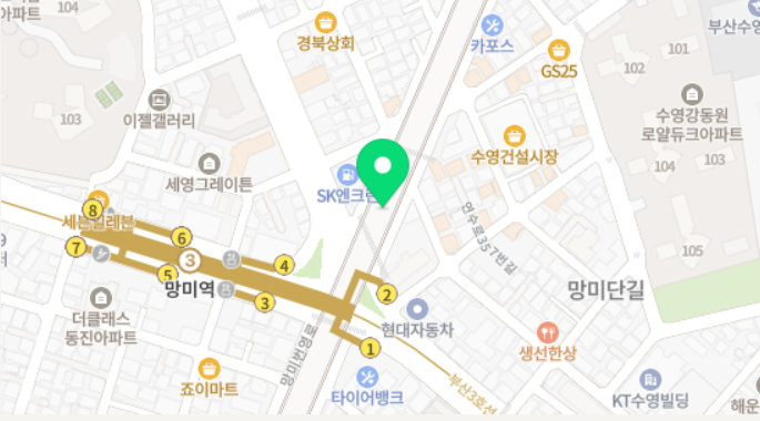 커뮤니티그라운드 위치 지도