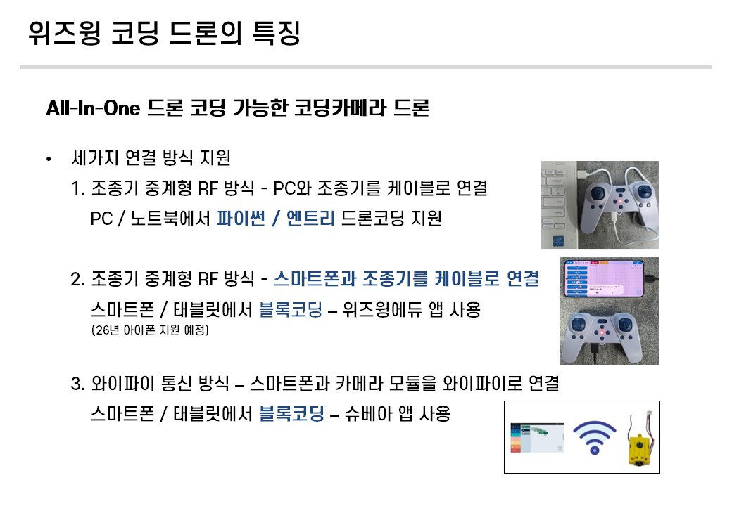 코딩 드론 특징