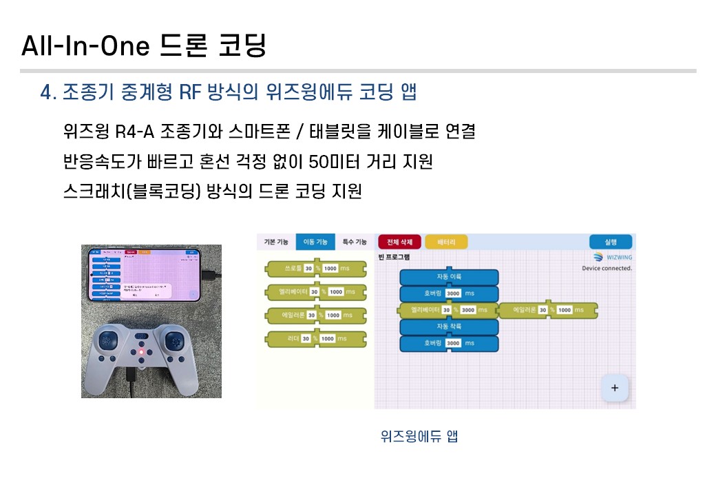 코딩 드론 특징