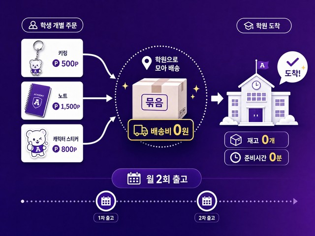 칭찬모아 묶음배송 프로세스