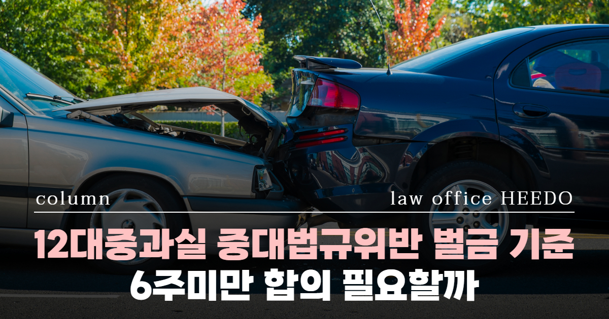 교통사고전문변호사, 12대중과실변호사, 12대중과실 불법유턴, 불법유턴 처벌, 12대중과실 지시위반 변호사