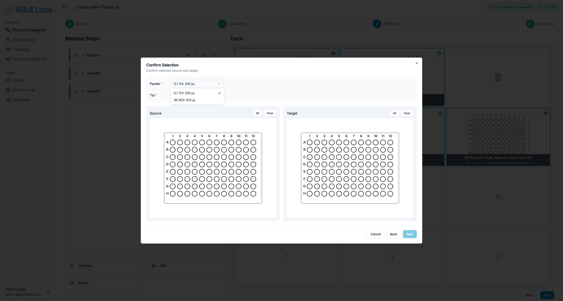 qPCR Plate Setup — DESIGN 화면