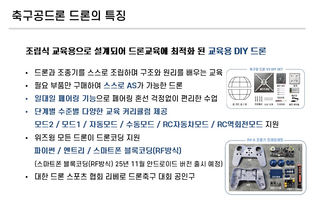 축구공드론