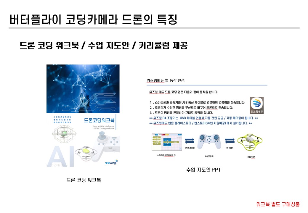 버터플라이 코딩카메라 드론