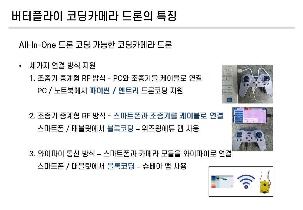 버터플라이 코딩카메라 드론