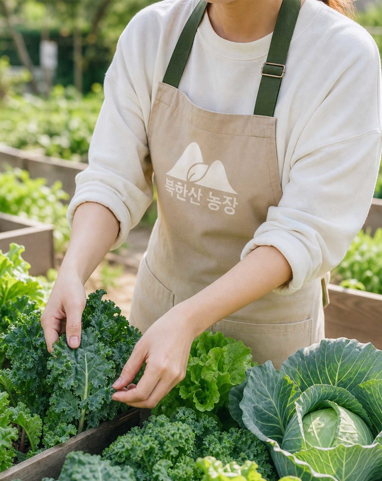 강북구청 북한산 농장 스마트팜 브랜딩 유니폼