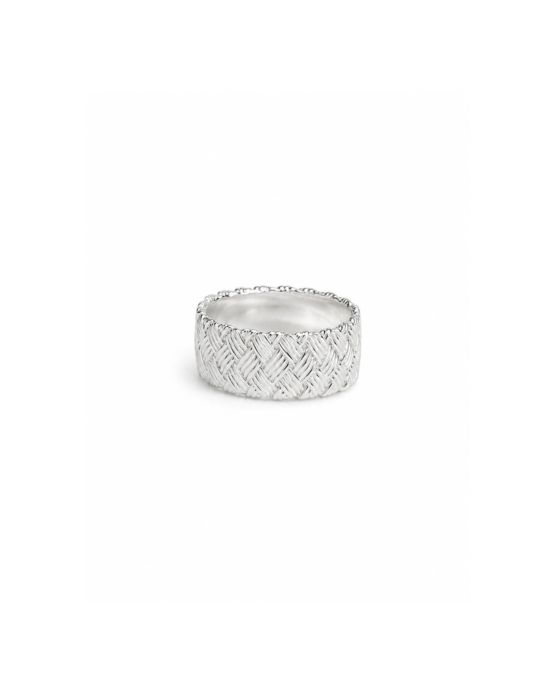 Wide Weave Ring