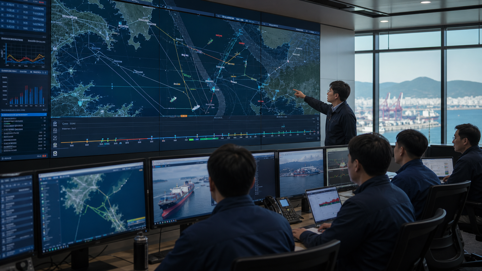 Improved vessel operation flow understanding image