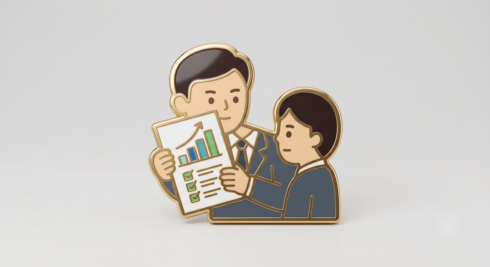 인사평가 제도 일러스트