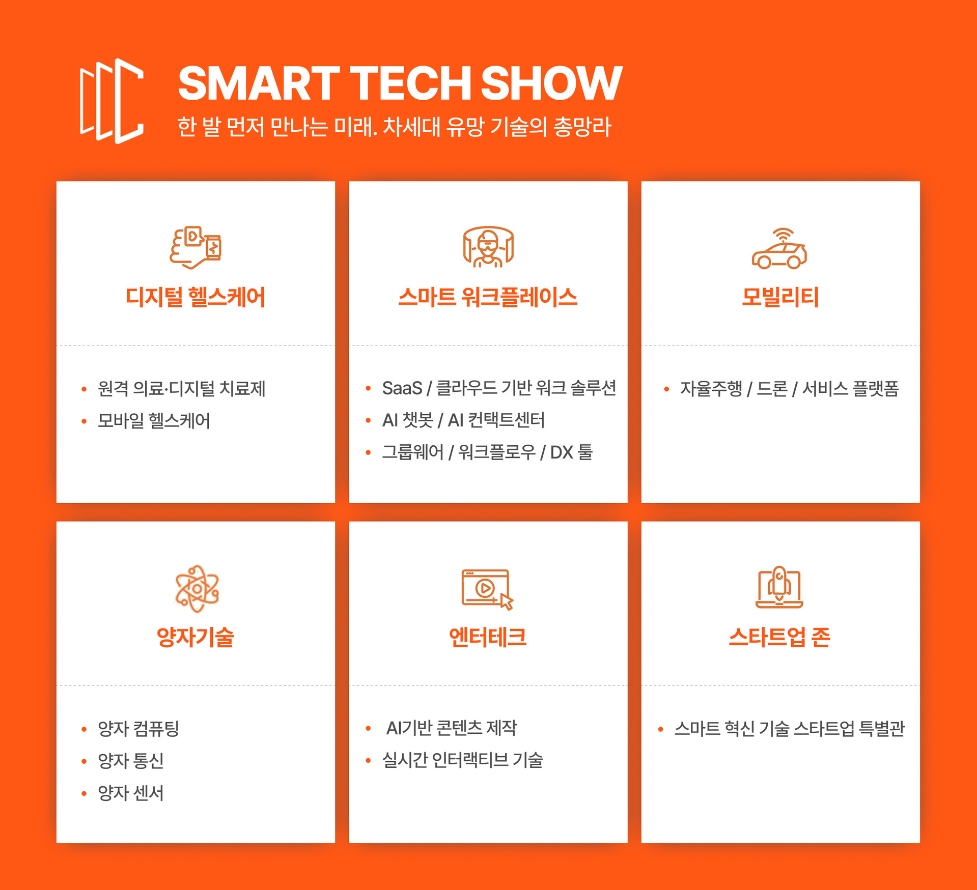 AI FACTORY EXPO 전시 안내 이미지는 미래 제조 산업을 선도하는 산업용 AI의 모든 것이라는 슬로건과 함께 3F Hall D에서 진행되며, Industrial AI 분야의 인프라, 플랫폼, 디지털 트윈, 데이터센터 정보와 AI PowerGen 분야의 스마트 그리드, ESS, 수처리 및 탄소중립 솔루션 정보, 그리고 AI Manufacturing 분야의 제네레이티브 디자인을 활용한 생산 설계, 제조 로보틱스, 테스트 및 품질검사, 자율주행 물류로봇, 예지보전, 스마트 센서 및 제어칩 등 제조 전 공정에 걸친 상세 기술 정보를 담고 있습니다
