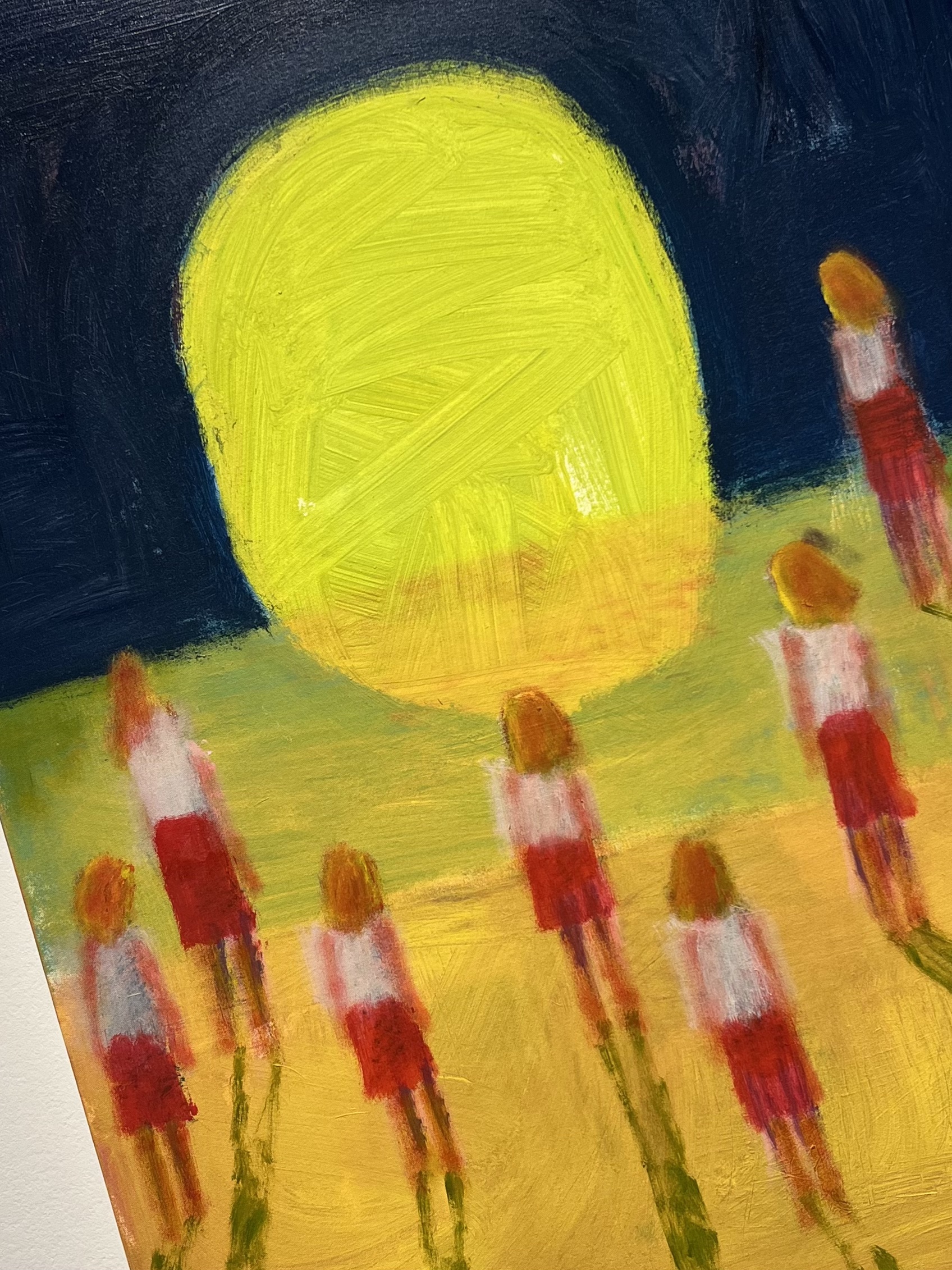 Greeting the sun, 101.8x76.1cm, 2023