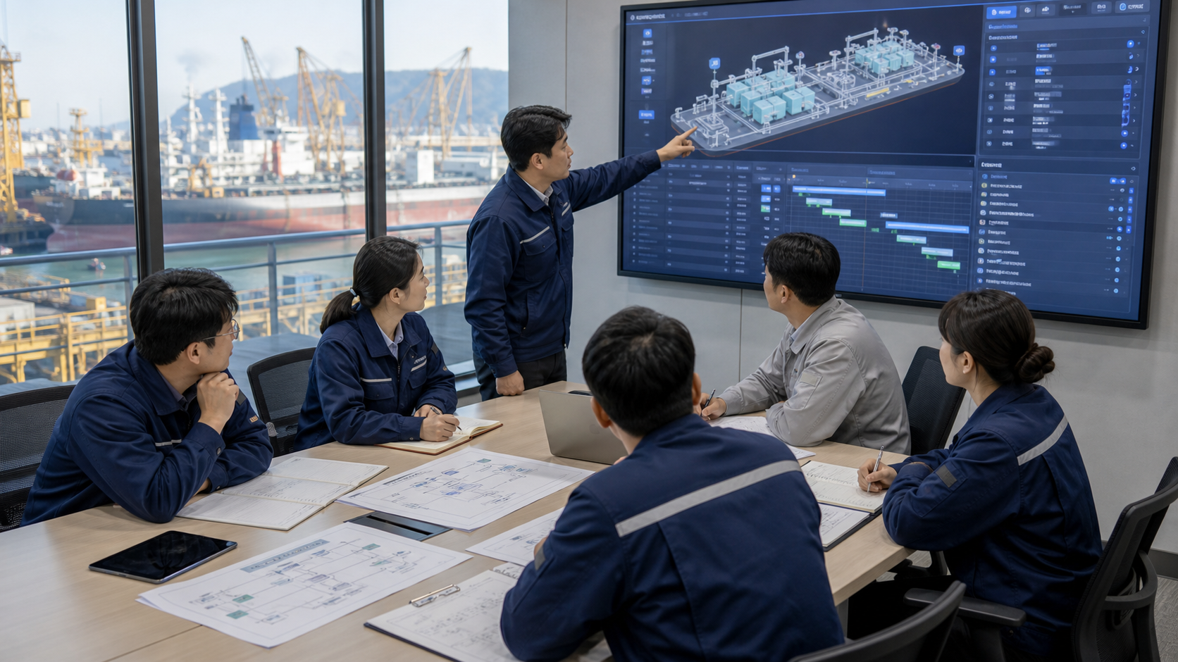 Smart Marine Cloud XR and maintenance service validation screen
