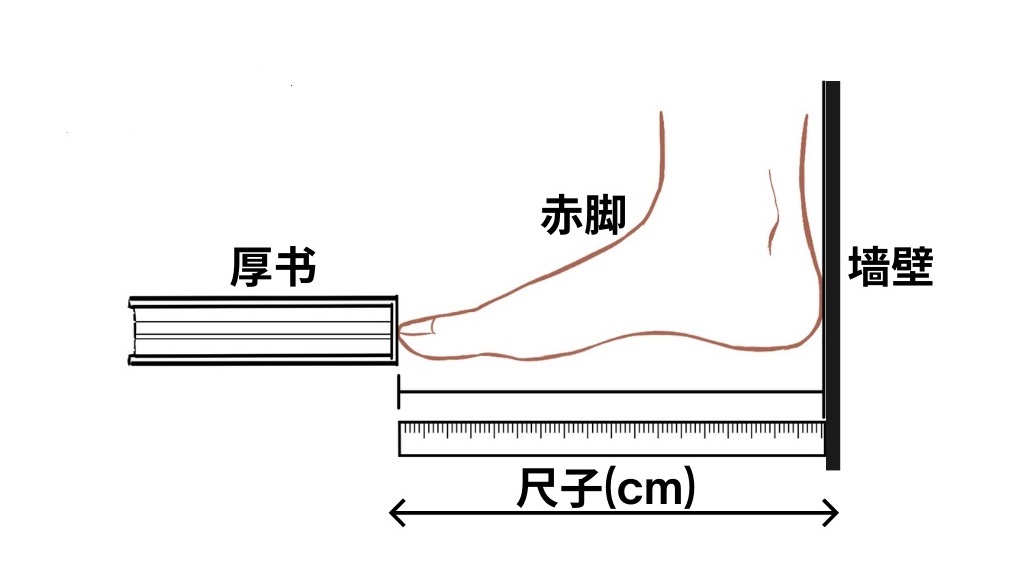 赤脚长度测量方法
