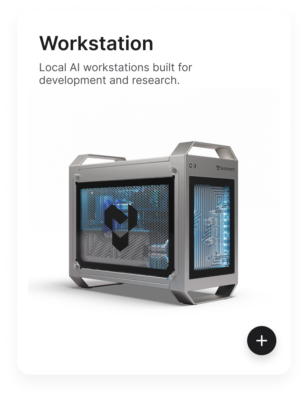연구 개발을 위한 로컬 AI 워크스테이션인 Tenstorrent Quietbox2