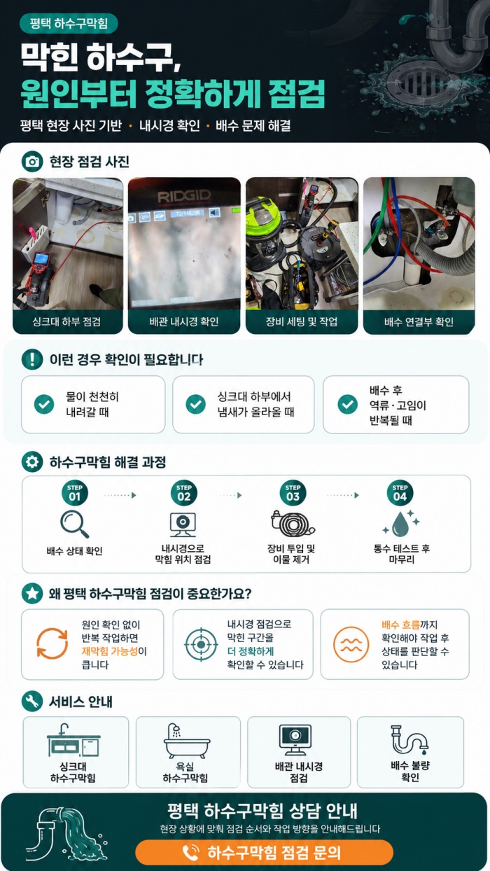 평택 하수구막힘 업체