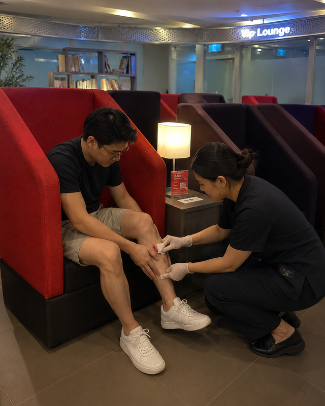 Sudden injury care at night or weekend