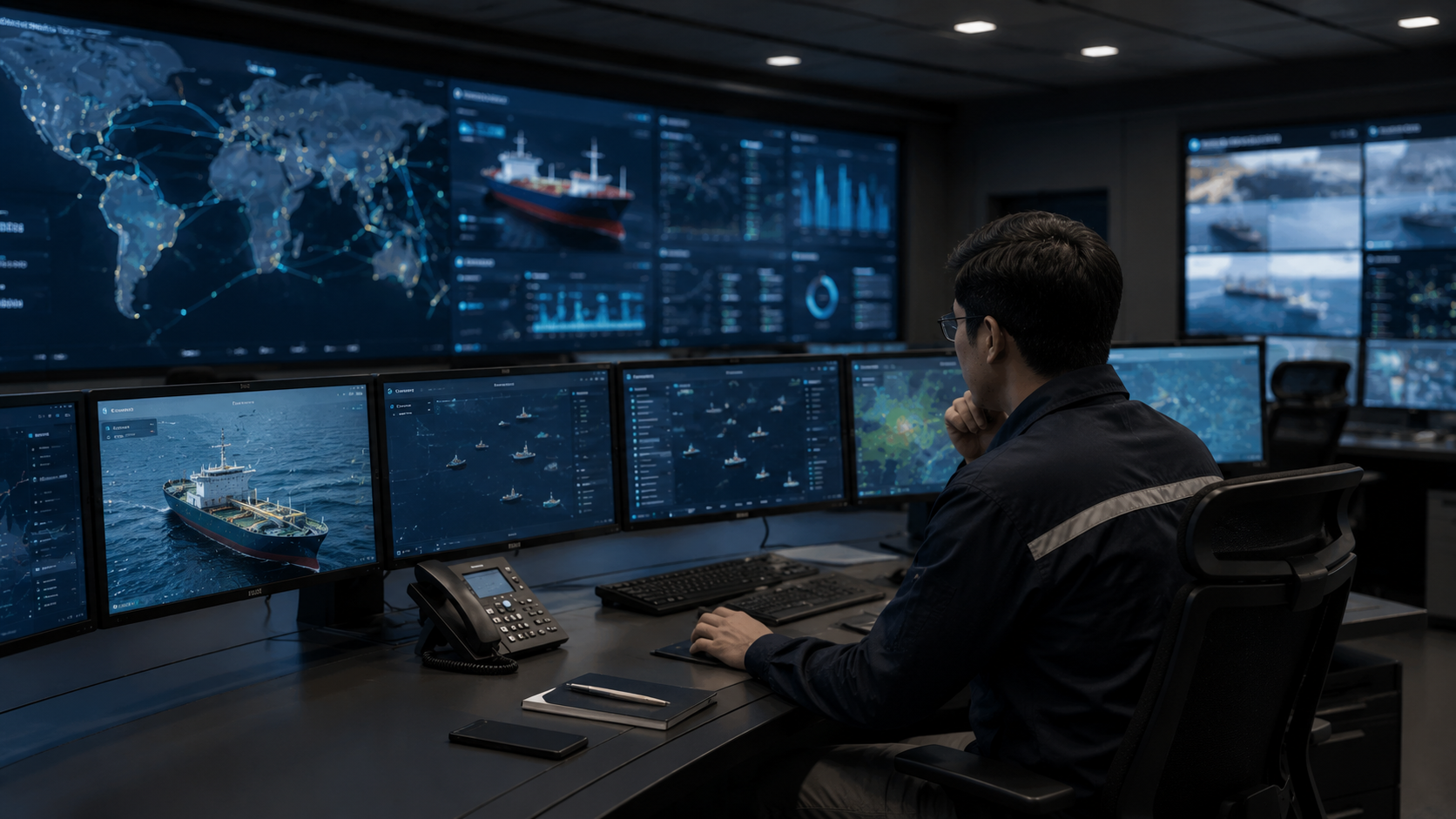 Real-time monitoring environment image