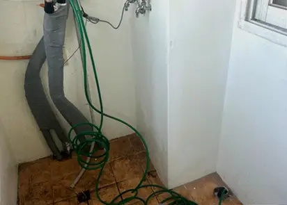 베란다·다용도실 누수 현장 사진