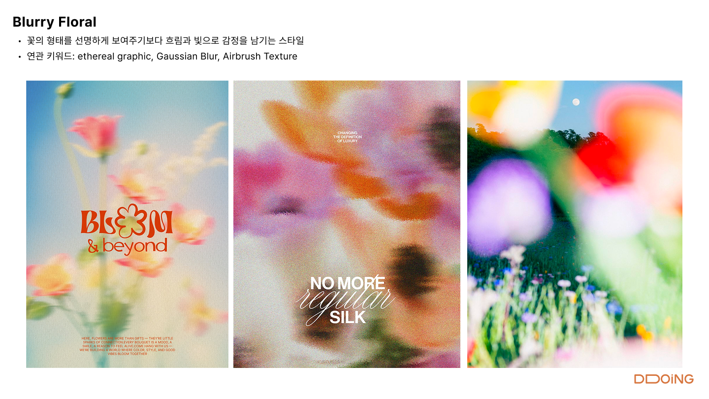 blurry floral