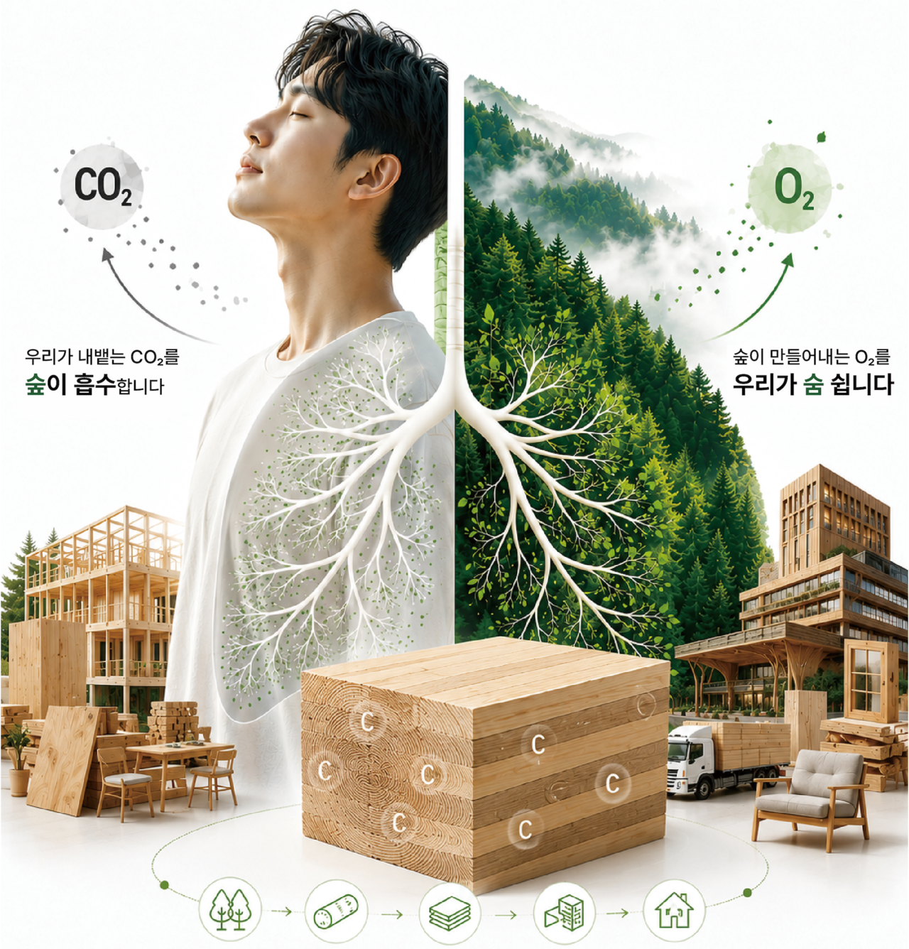2026 대한민국목재산업박람회 공식 포스터